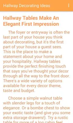 Hallway Decorating Ideas android App screenshot 2